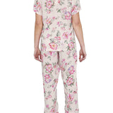 Barcelona Floral Viscose ⅞ Pyjama Set