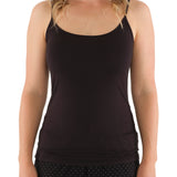 Women's Black Premium Bamboo Cami