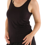 Women's Black Premium Bamboo Tank