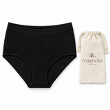 Black Bamboo Seamless High-Waisted Briefs – 1 Pack