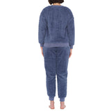 Denim Lux Sherpa Fleece Lounge Set