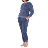Denim Lux Sherpa Fleece Lounge Set
