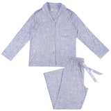 Dawn Paisley Bamboo Elastane Pyjama Set | Women's Winter Pyjamas | Magnolia Lounge Australia