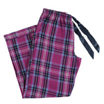 Dusk Check Flannelette Cotton Pyjama Pants | womens winter pyjama pants | Magnolia Lounge Australia
