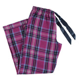 Dusk Check Flannelette Cotton Pyjama Pants | womens winter pyjama pants | Magnolia Lounge Australia