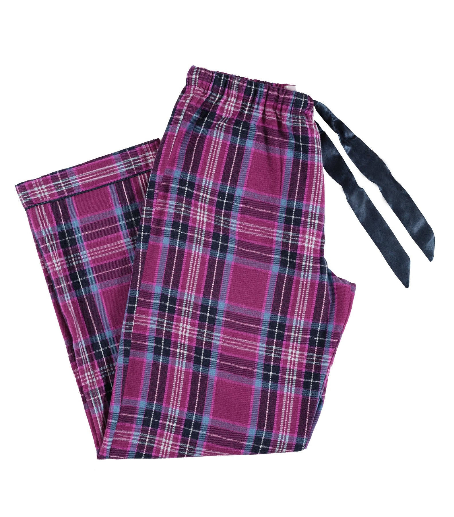 Dusk Check Flannelette Cotton Pyjama Pants | womens winter pyjama pants | Magnolia Lounge Australia