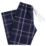 Evening Check Flannelette Cotton Pyjama Pants | womens winter pyjama pants | Magnolia Lounge Australia
