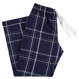 Evening Check Flannelette Cotton Pyjama Pants | womens winter pyjama pants | Magnolia Lounge Australia