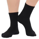 Black Bamboo Cotton Crew Socks – 1 Pair Pack