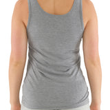 Women's Grey Premium Bamboo Tank