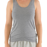 Women's Grey Premium Bamboo Tank