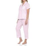 Valencia Stripe Cotton ⅞ Pyjama Set