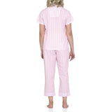Valencia Stripe Cotton ⅞ Pyjama Set