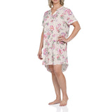 Barcelona Floral Viscose Nightshirt