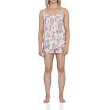 Barcelona Floral Viscose Cami Pyjama Set