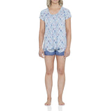Capri Tile Bamboo Cool Shortie Pyjama Set