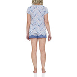Capri Tile Bamboo Cool Shortie Pyjama Set