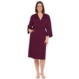 Plum Lux Satin Midi Robe
