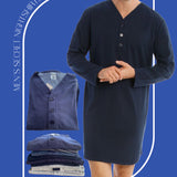 Men's Secret Long Sleeve Knit Nightshirt
