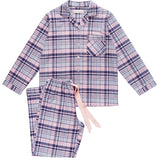 Women’s winter pyjama set Australia | Isabella Check Flannelette Cotton Pyjama Set | Magnolia Lounge Australia