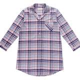 Women’s winter nightie Australia | Isabella Check Flannelette Cotton Nightie | Magnolia Lounge Australia