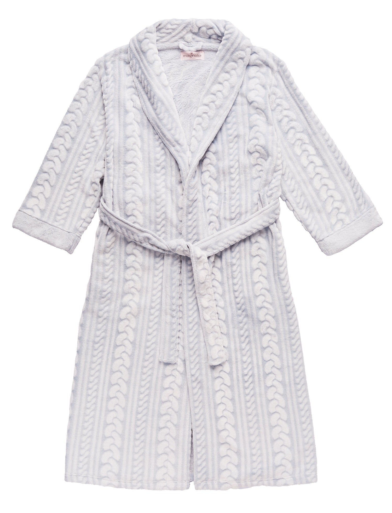 Women’s winter dressing gown | Sage Shawl Collar Fleece Dressing Gown | Magnolia Lounge Australia