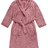 Women's Winter Dressing Gown Australia | Berry Marle Shawl Collar Fleece Dressing Gown | Magnolia Lounge