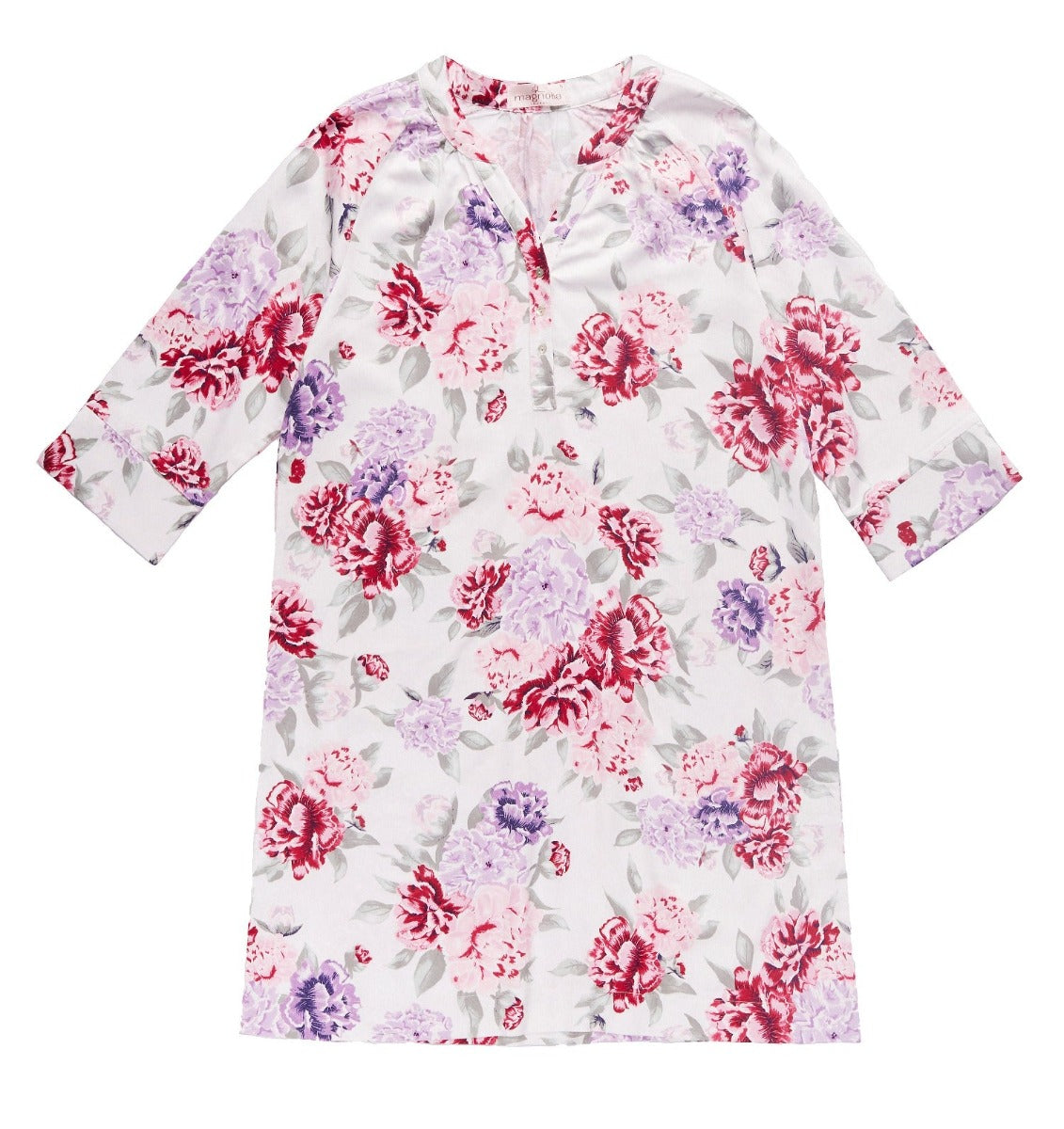 Women’s winter Nightie Australia | Emilia Floral Viscose Cotton Nightie | Magnolia Lounge Australia