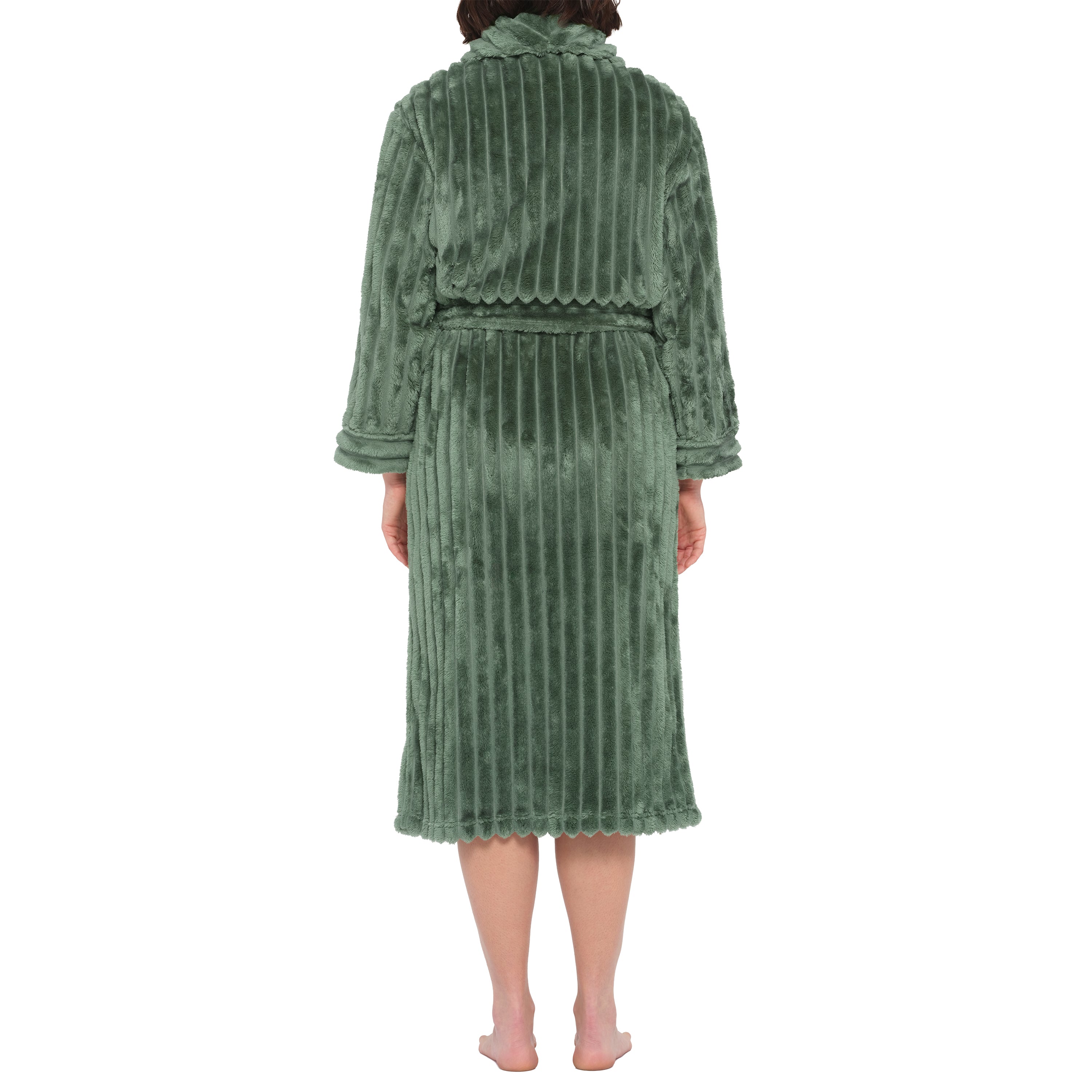 Olive Womens Long Lux Jaquard Fleece Dressing Gown | Winter Dressing Gown Australia Magnolia Lounge Olive Womens Long Lux Jaquard Fleece Dressing Gown | Winter Dressing Gown Australia Magnolia Lounge