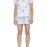 Provincial Bloom Silky Cotton Sateen Shortie Pyjama Set