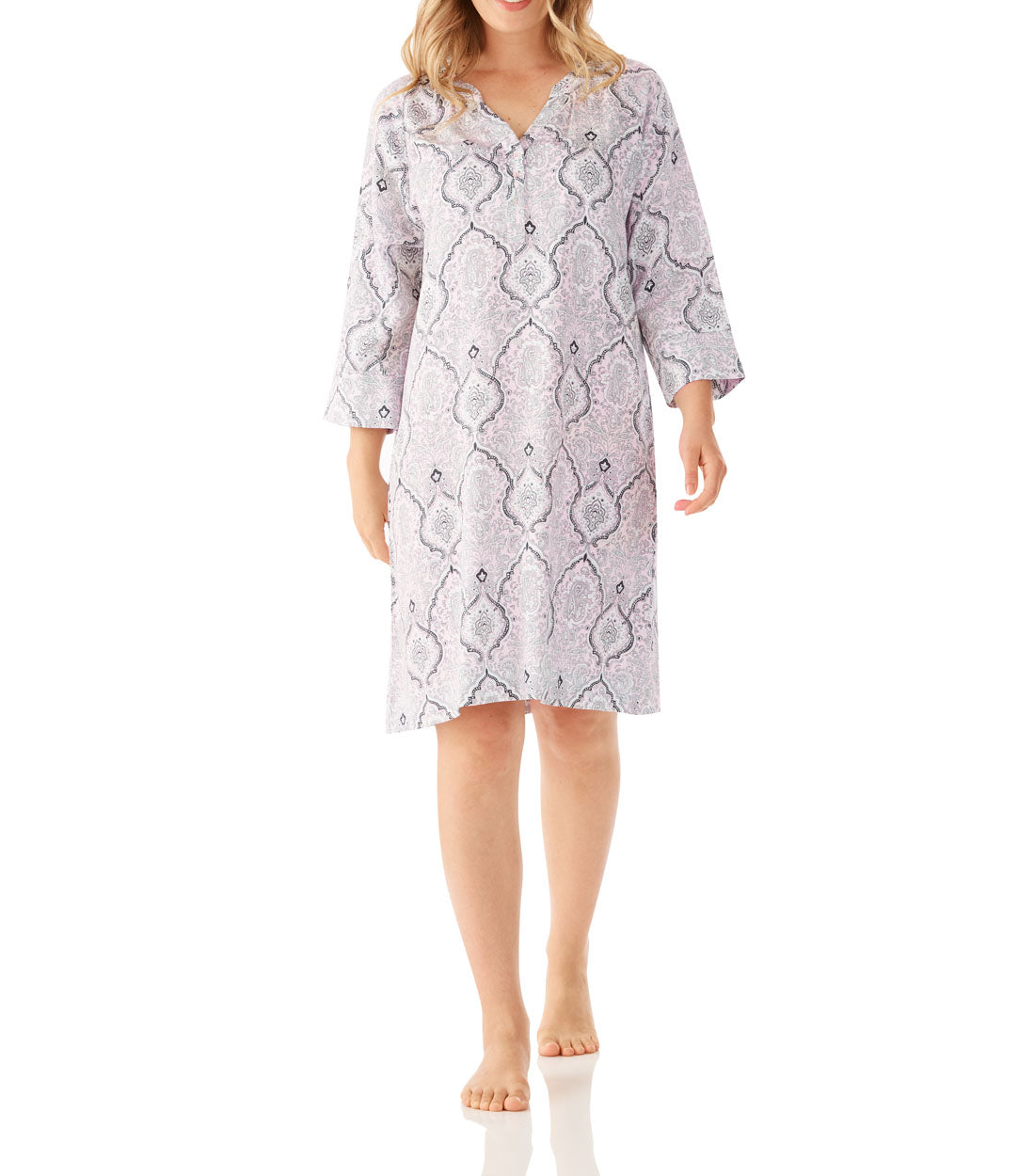 Shiva Viscose Cotton Winter Nightie | Magnolia Lounge Sleepwear Australia