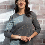 Starry Night Cotton Jersey Raglan Top & Pant Set | Womens Winter Lounge & Pyjama Sets | Magnolia Lounge Australia