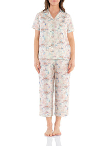Tokyo Summer Pastel ⅞ Pyjama Set | Women's Lightweight Moisture-Wicking Pyjamas