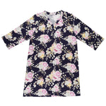 Twilight Floral Cotton Viscose Nightdress | Winter Nighties | Magnolia Lounge Australia