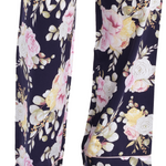 Twilight Floral Cotton Viscose Classic Pyjama Pant  | Women's Winter Pyjama Pants | Magnolia Lounge Australia