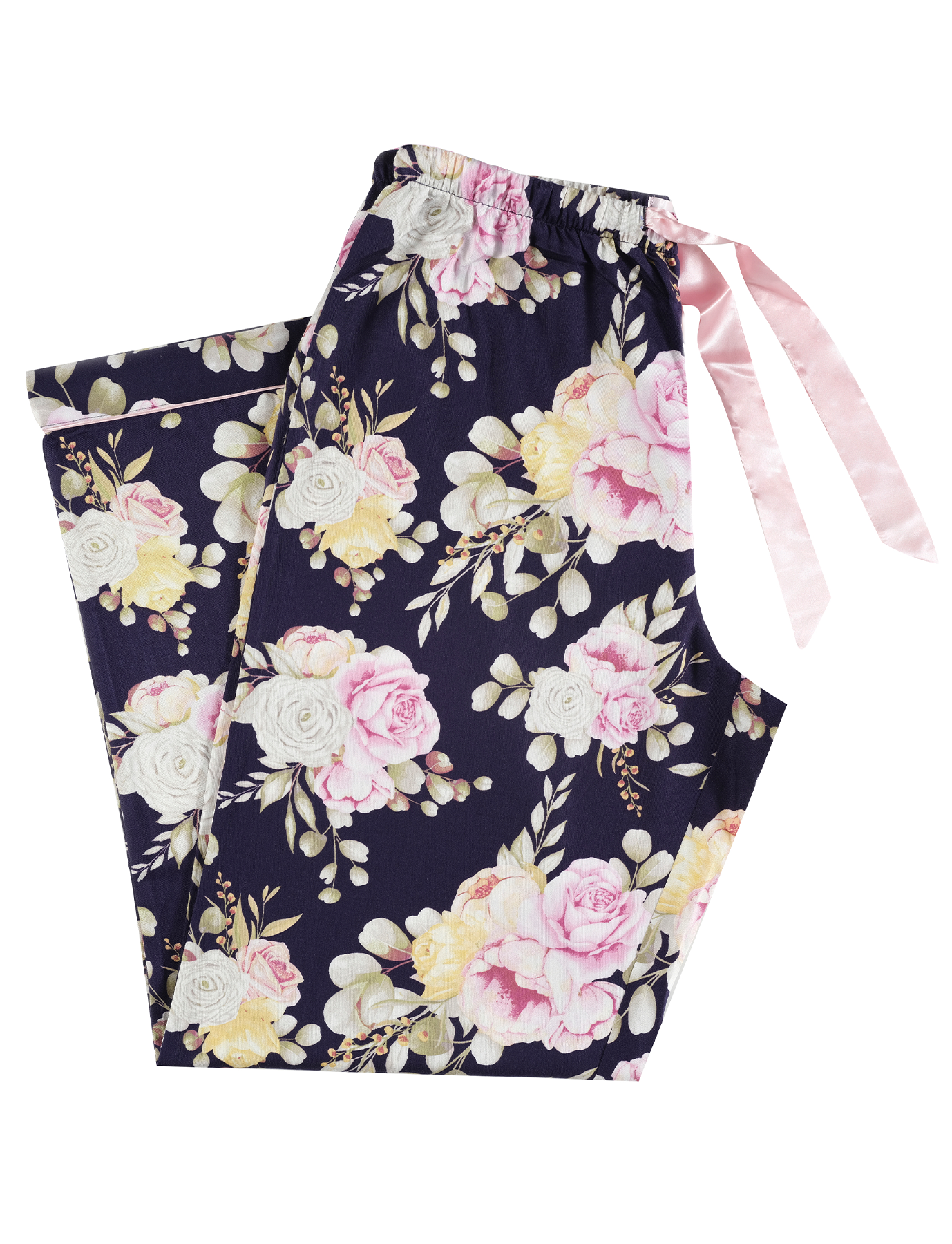 Twilight Floral Cotton Viscose Classic Pyjama Pant  | Women's Winter Pyjama Pants | Magnolia Lounge Australia