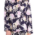 Twilight Floral Cotton Viscose Pyjama Set | Women's Winter Pyjamas | Magnolia Lounge Australia