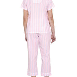 Valencia Stripe Cotton ⅞ Pyjama Set