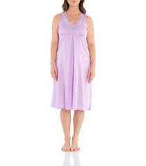 Wisteria Silky Cotton Sateen Chemise -Women's Summer Cotton Nighties