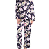Twilight Floral Cotton Viscose Pyjama Set | Women's Winter Pyjamas | Magnolia Lounge Australia