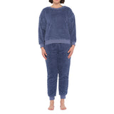 Denim Lux Sherpa Fleece Lounge Set