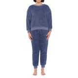 Denim Lux Sherpa Fleece Lounge Set