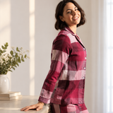 Deep Twilight Flannelette Cotton Pyjama Set