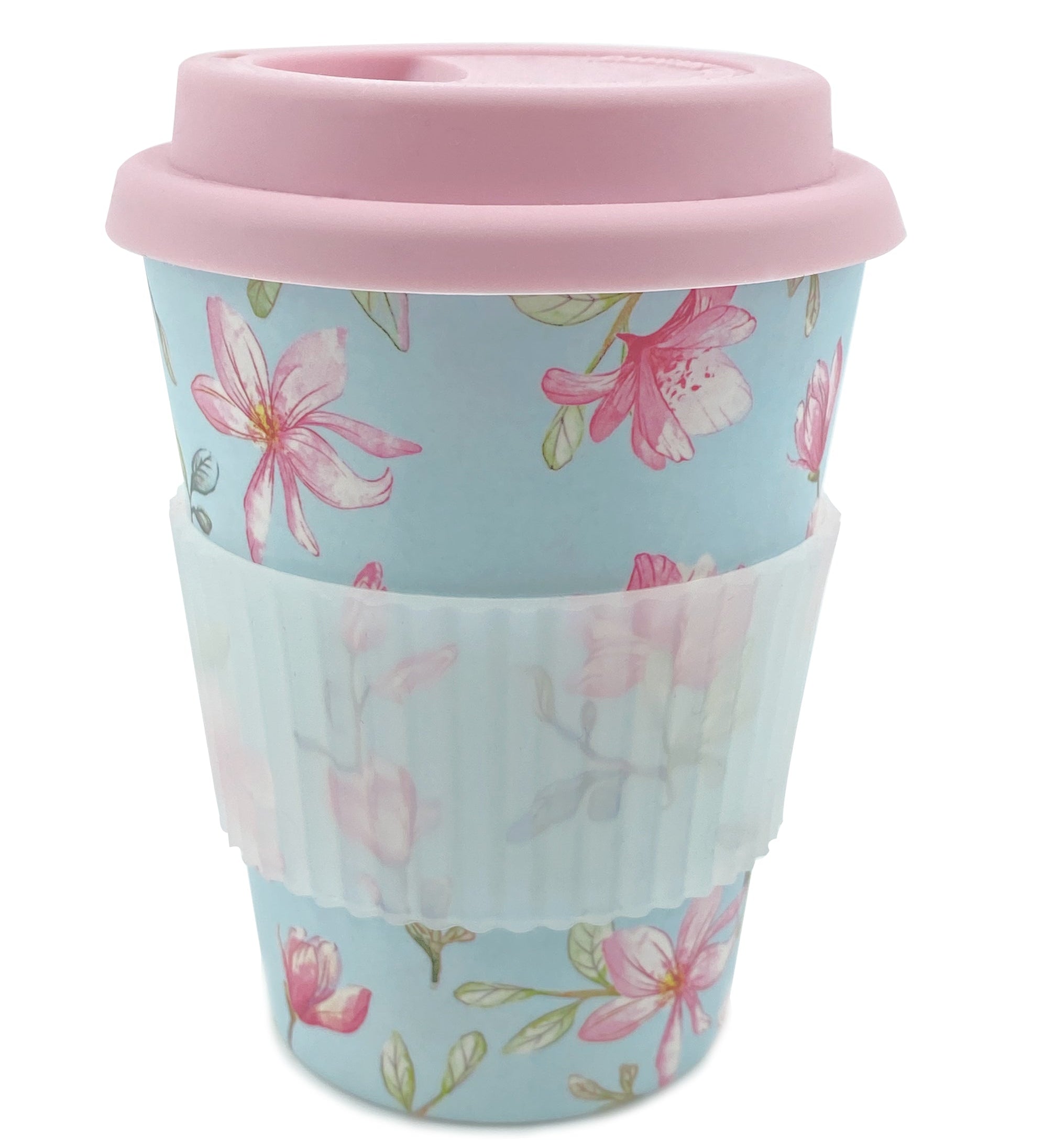 Floral Reusable Bamboo Coffee Cup Young Spirit