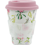 Floral Reusable Bamboo Coffee Cup Young Spirit