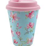 Floral Reusable Bamboo Coffee Cup Young Spirit