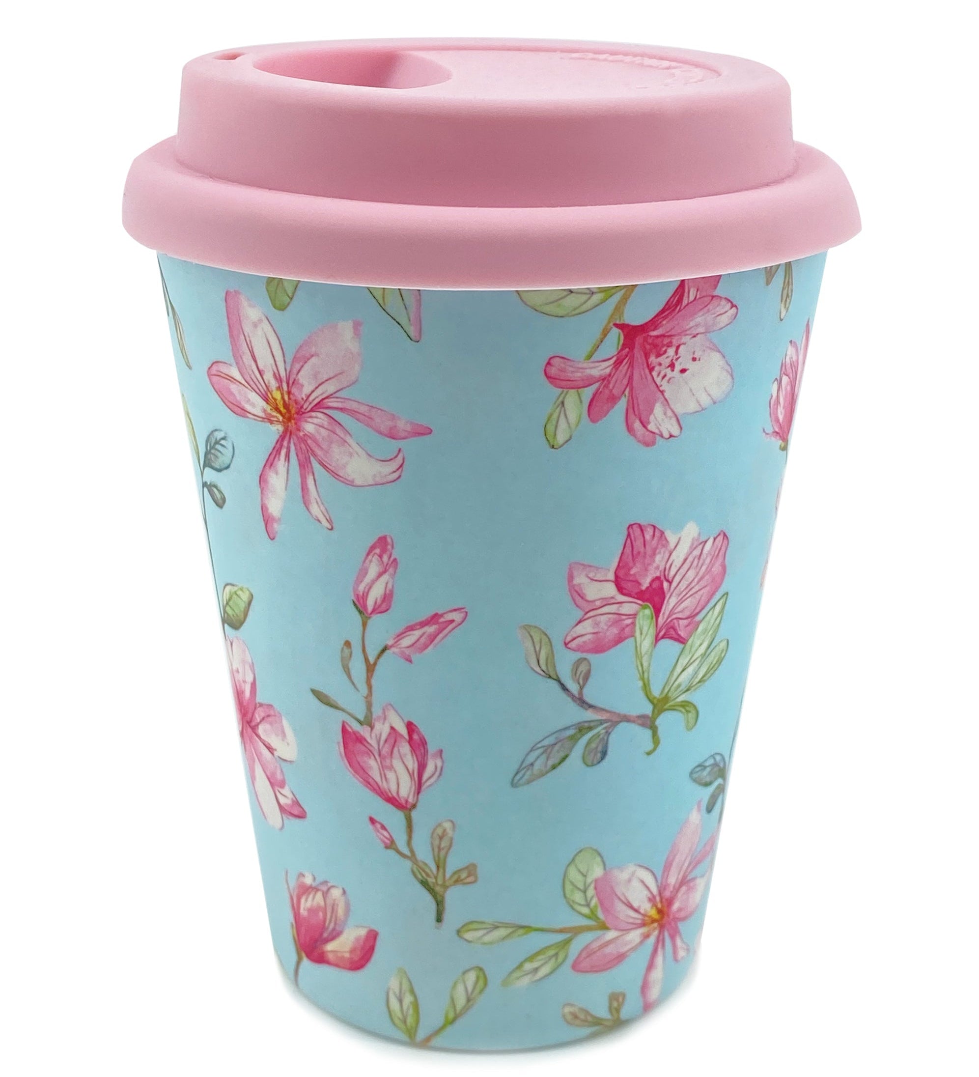Floral Reusable Bamboo Coffee Cup Young Spirit