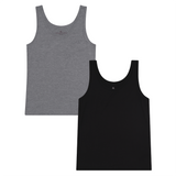 Women's Grey Premium Bamboo Tank