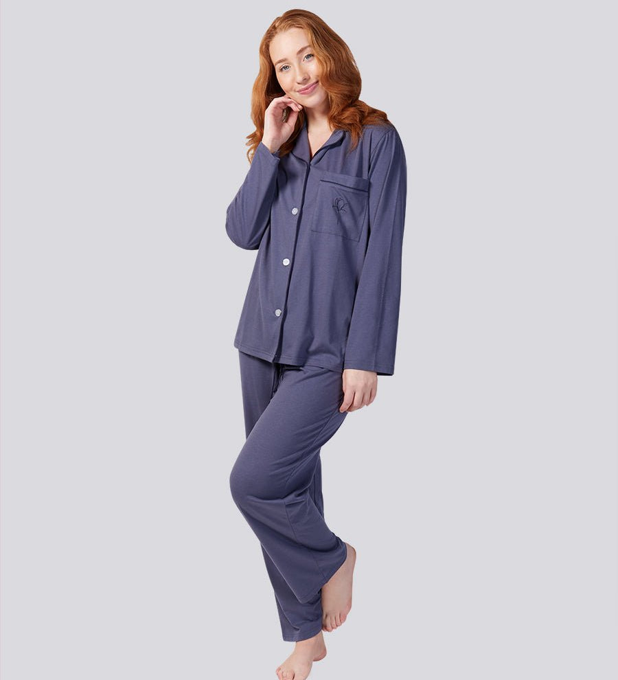 Magnolia Basics Classic Pyjama Set Magnolia Lounge