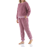 Mauve Lux Sherpa Fleece Lounge Set